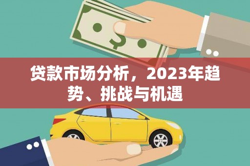南化贷款市场分析，2023年趋势、挑战与机遇