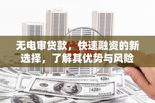 南化无电审贷款，快速融资的新选择，了解其优势与风险