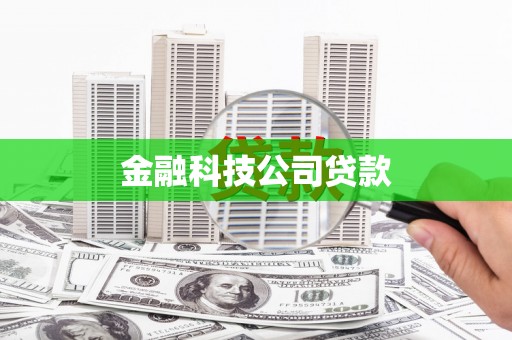 南化金融科技公司贷款