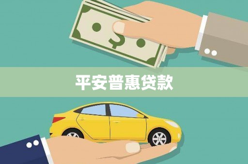 南化平安普惠贷款