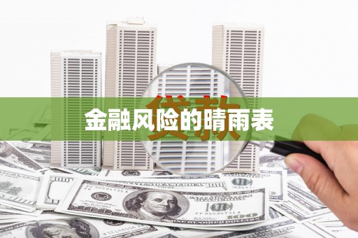 南化金融风险的晴雨表
