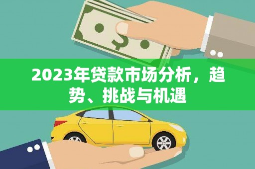 南化2023年贷款市场分析，趋势、挑战与机遇