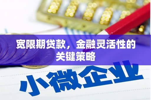 南化宽限期贷款，金融灵活性的关键策略