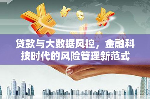 南化贷款与大数据风控，金融科技时代的风险管理新范式