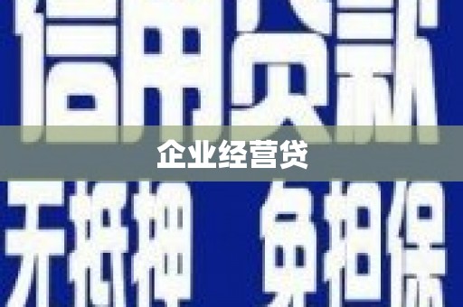 南化企业经营贷