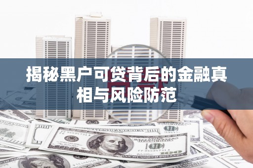 南化揭秘黑户可贷背后的金融真相与风险防范