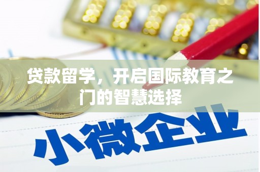 南化贷款留学，开启国际教育之门的智慧选择