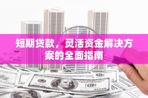 南化短期贷款，灵活资金解决方案的全面指南