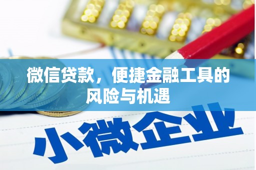南化微信贷款，便捷金融工具的风险与机遇