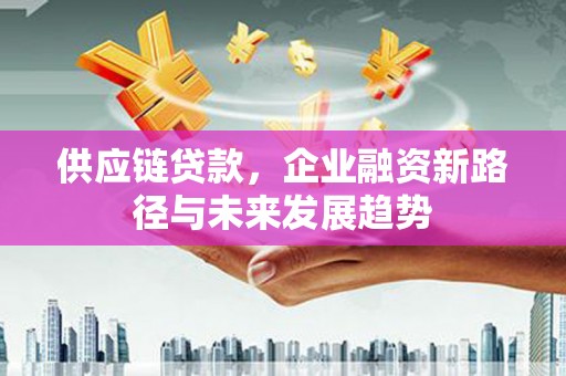 南化供应链贷款，企业融资新路径与未来发展趋势
