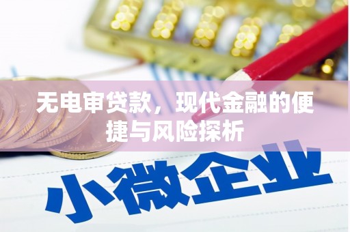 南化无电审贷款，现代金融的便捷与风险探析