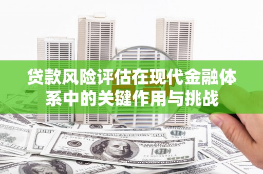 南化贷款风险评估在现代金融体系中的关键作用与挑战