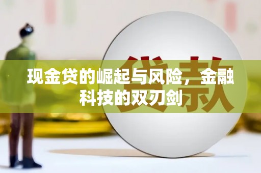 南化现金贷的崛起与风险，金融科技的双刃剑