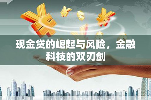 南化现金贷的崛起与风险，金融科技的双刃剑