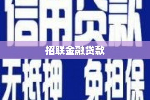 南化招联金融贷款