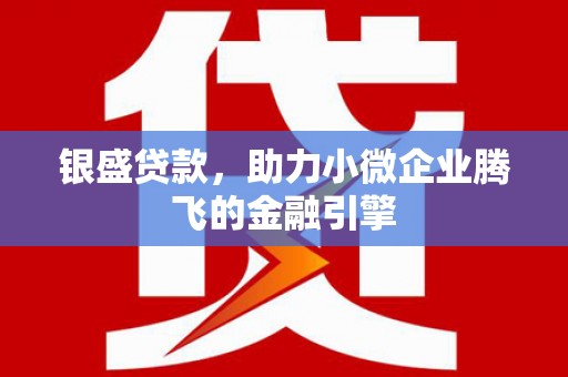 南化银盛贷款，助力小微企业腾飞的金融引擎