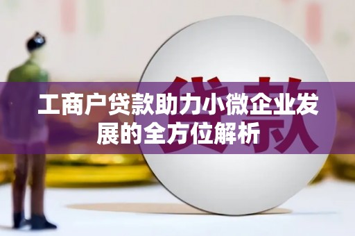 南化工商户贷款助力小微企业发展的全方位解析