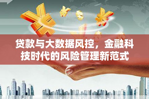 南化贷款与大数据风控，金融科技时代的风险管理新范式