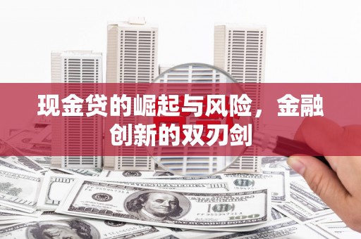 南化现金贷的崛起与风险，金融创新的双刃剑