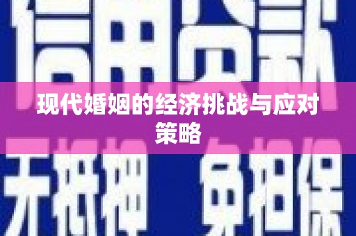 南化现代婚姻的经济挑战与应对策略