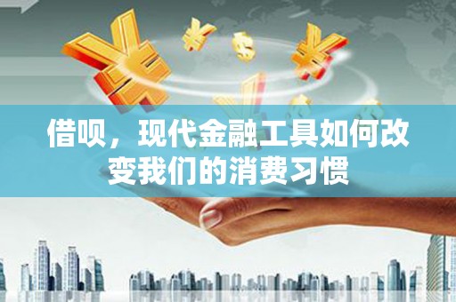 南化借呗，现代金融工具如何改变我们的消费习惯