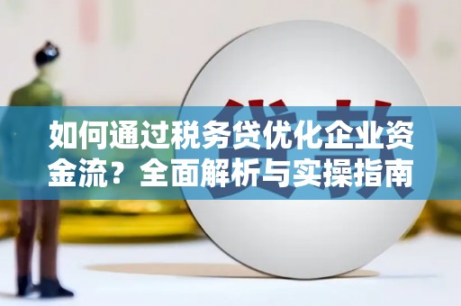 南化如何通过税务贷优化企业资金流？全面解析与实操指南