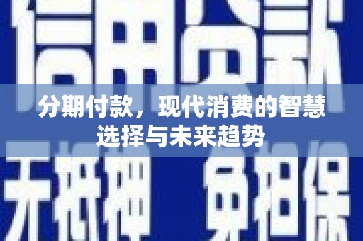 南化分期付款，现代消费的智慧选择与未来趋势