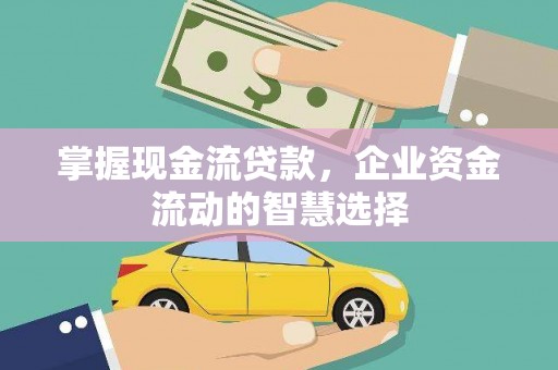 南化掌握现金流贷款，企业资金流动的智慧选择
