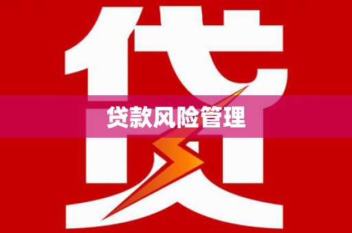 南化贷款风险管理
