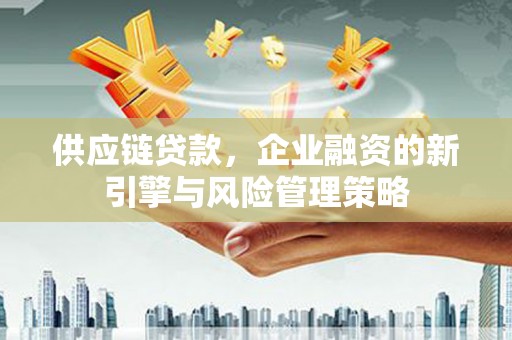 南化供应链贷款，企业融资的新引擎与风险管理策略