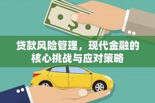 南化贷款风险管理，现代金融的核心挑战与应对策略