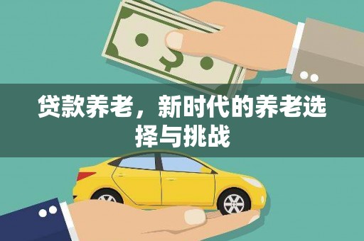 南化贷款养老，新时代的养老选择与挑战