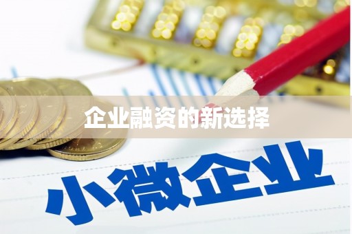 南化企业融资的新选择