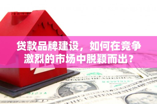南化贷款品牌建设，如何在竞争激烈的市场中脱颖而出？