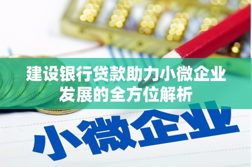 南化建设银行贷款助力小微企业发展的全方位解析