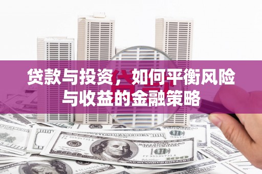 南化贷款与投资，如何平衡风险与收益的金融策略