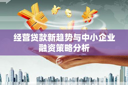 南化经营贷款新趋势与中小企业融资策略分析