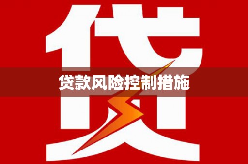 南化贷款风险控制措施