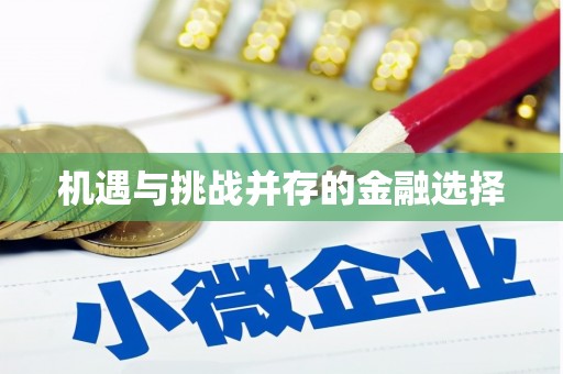 南化机遇与挑战并存的金融选择