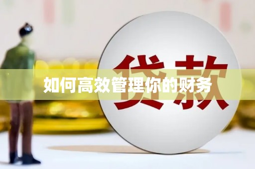 南化如何高效管理你的财务