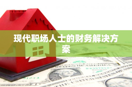 南化现代职场人士的财务解决方案