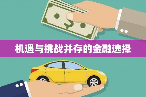 南化机遇与挑战并存的金融选择