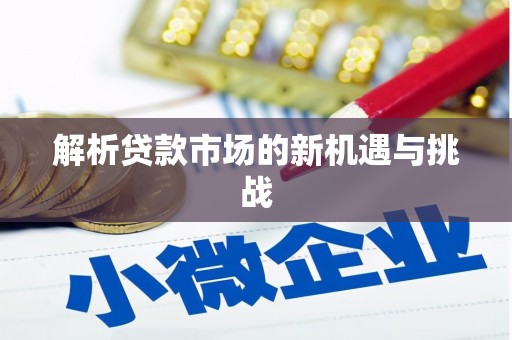 南化解析贷款市场的新机遇与挑战